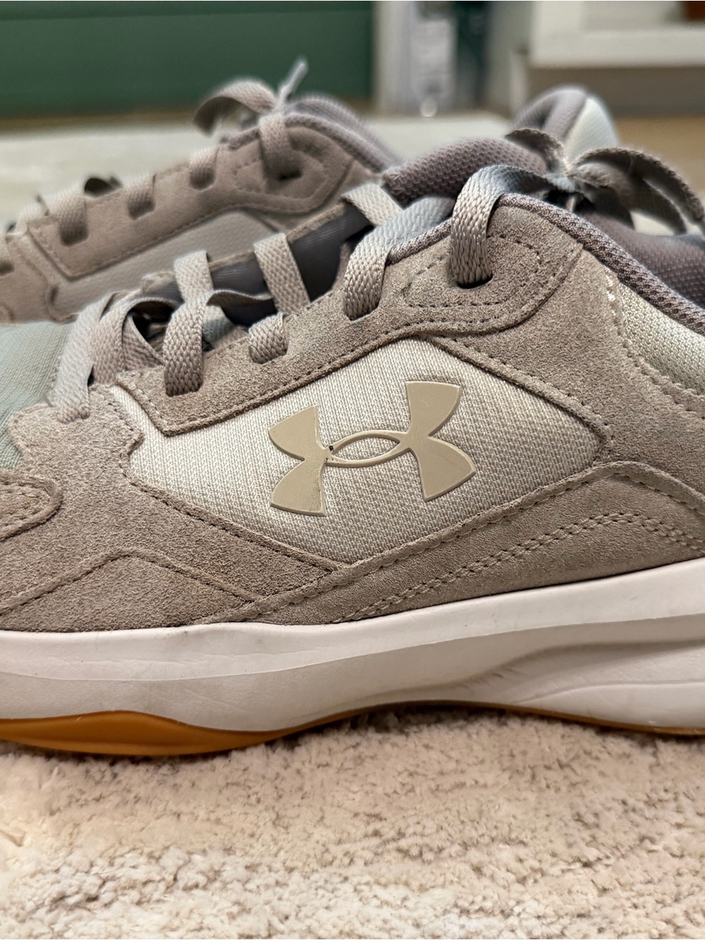 Under Armour mens Tan Athletic Sneakers